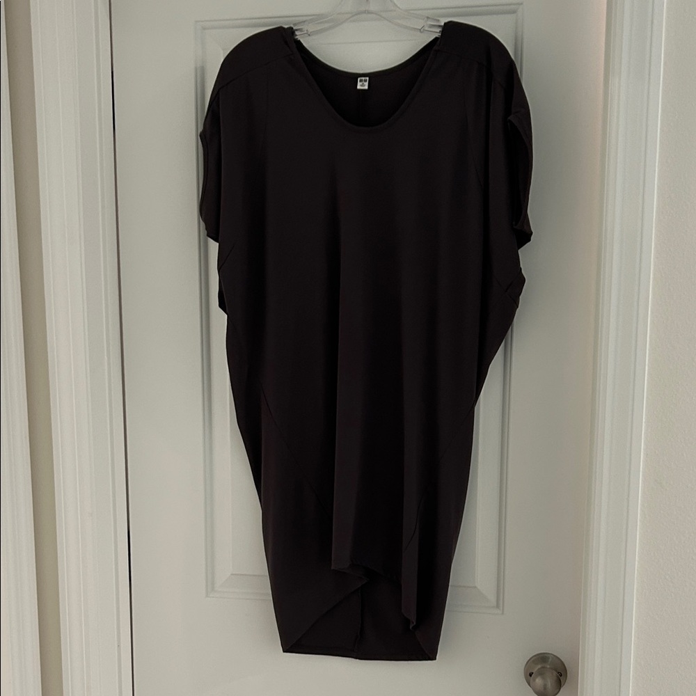 Uniqlo Chocolate Brown Cocoon Dress